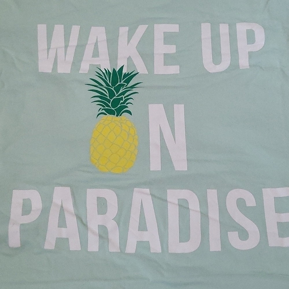 Capelli of New York mint green and gray pineapple capri sleep set NWT - Picture 3 of 7